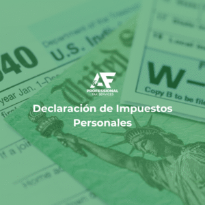 Declaración de Impuestos Personales – Plan Básico